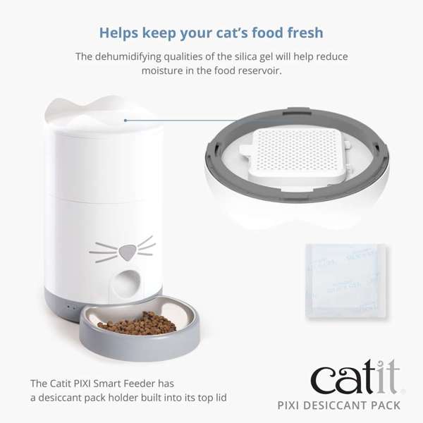 Catit PIXI Sachets Desséchants pour le Distributeur Intelligent pour Chat Catit PIXI, Lot de 3