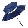 thumbnail image 2 of S SERENABLE Golf Umbrella Double Canopy Vented Umbrella Large Waterproof Sturdy Auto Open Navy, 2 of 9