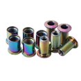 thumbnail image 1 of S SERENABLE 5pcs Bike Chainring Bolt Nuts Solid Chainwheel Screws Replacement Sprockets -Triple Disc, 1 of 9