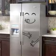thumbnail image 1 of Clearance! Kitchen Fridge Wall Sticker, Cute Sticker Fridge Happy Delicious Face Kitchen Fridge Wall Refrigerator Vinyl Stickers Cute Home Decor 1 Set Deal of The Day Today On Sale Or Clearance #12, 1 of 4