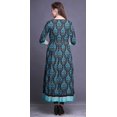 thumbnail image 3 of Bimba Printed Anarkali DressForWomen Long Flared Kurti Chic Style Ethnic Kurta, 3 of 6