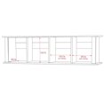 thumbnail image 4 of Prepac Wall Mounted Desk Hutch White, 4 of 4