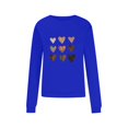 thumbnail image 4 of Chemise de Saint-Valentin pour Femmes 2024 Col Rond Chemises Décontractées Cœur d'Amour Graphiques Tees Manches Longues Amples Pull Tops Mode Vacances T-Shirt, 4 of 6