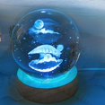 thumbnail image 4 of MesaSe 3d Glowing Crystal Ball Night Light Ornament Creative Coloful Night Scene Lamp With Base For Home Decor Gift, 4 of 10