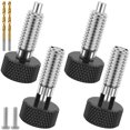 thumbnail image 1 of 4/8Pcs Ressort Rétractable à la Main Piston en Acier Inoxydable Verrouillage de Type M6 Broches à Dégagement Rapide Vis de Piston Robuste avec 0,500 Pouces de Longueur de Filetage pour le Roulement des Boîtes à Outils Moules Automobiles, 1 of 7