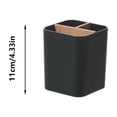 thumbnail image 2 of 3 Slot Bathroom Counter Storage Rack Organizer For Toothbrush And Toothpaste Holder, 2 of 3
