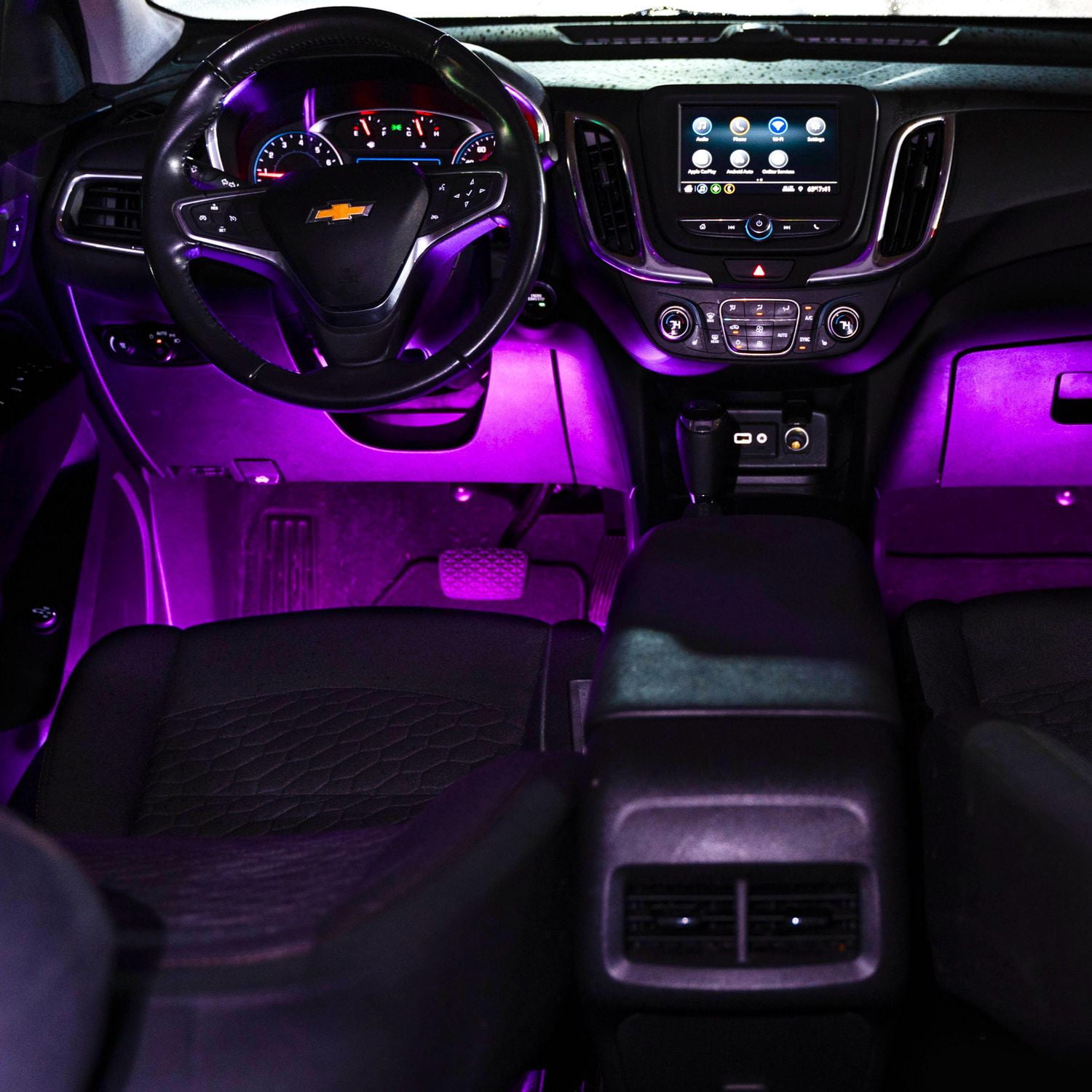 Ultra LED Light Interior & Exterior Strip Starter Kit, 2 x 12" Strips, 12V – Fuchsia