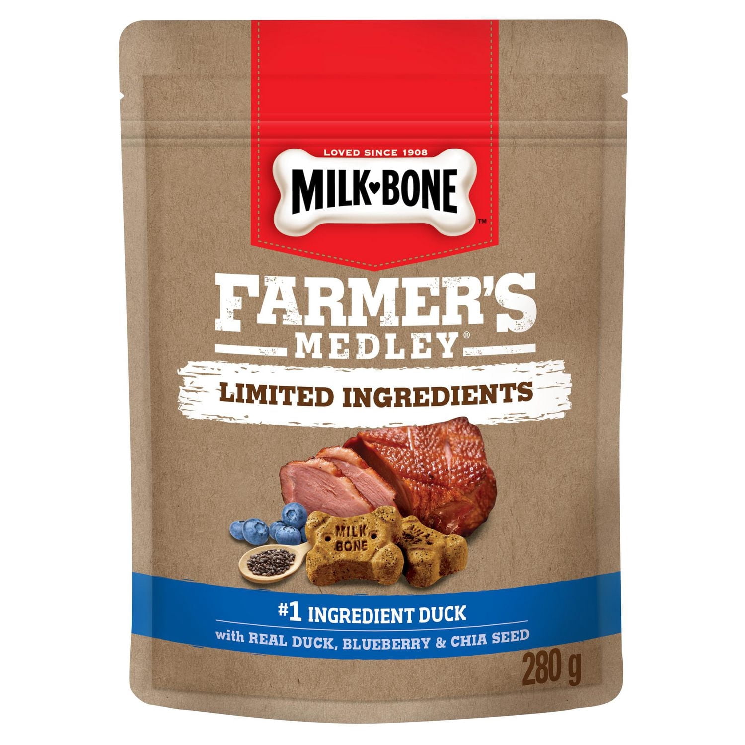 Milk-Bone Farmer’s Medley Limited Ingredient Duck Crunchy Dog Treat