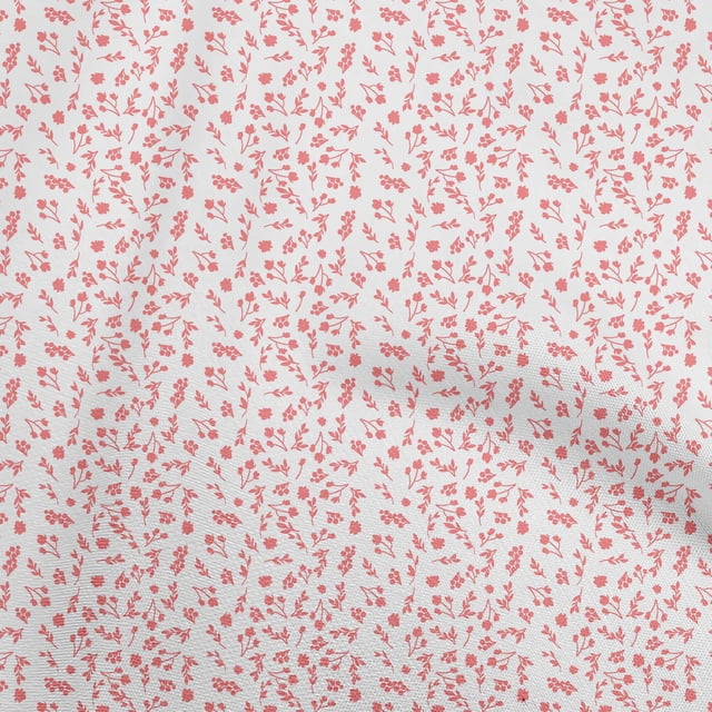oneOone Cotton Poplin Pink Fabric Florals Craft Projects Decor Fabric Printed By The Yard 42 Inch Wide