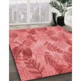 thumbnail image 3 of Ahgly Company Tapis Rectangulaire Lavable en Machine Rouge Rubis, 5 Pieds x 8 Pieds, 3 of 7