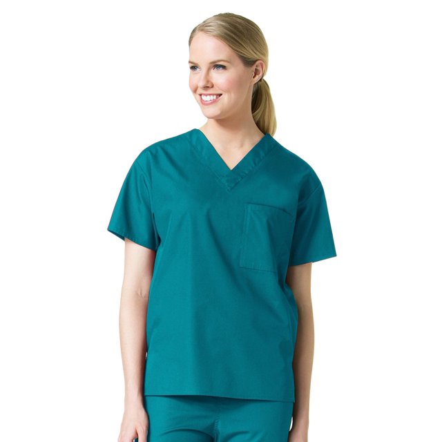 Core par Maevn Haut d'Uniforme Unisexe à Col en V avec Poche, Uni