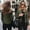 Army Green, variant on Aqestyerly Women Lapel Biker Jacket With Zipper,Short Cropped Punk Style Motorcycle Coat For Fall Fashion Outerwear HWRETIE