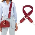 thumbnail image 1 of Baohd Stretchy And Wear-resistant Handbag Strap For No Loose Thread Shoulder Bag Strap Burgundy, 1 of 6