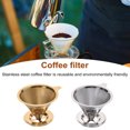 thumbnail image 3 of YAOMOBB Filtre à Café à Goutte Lente Filtre à Café en Acier Inoxydable pour-Over Dripper Cône Réutilisable Sans Papier, 3 of 6