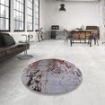 thumbnail image 3 of Ahgly Company Indoor Rectangle Mid-Century Modern Dark Gray Oriental Area Rugs, 5' x 7', 3 of 6