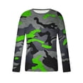 thumbnail image 5 of Meichang T-Shirt à Manches Longues pour Homme Grand, T-Shirts Graphiques pour Hommes Tendance à Imprimé Camouflage, T-Shirts Amusants à Col Rond Confortables à Manches Longues pour Hommes, 5 of 5