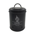 thumbnail image 1 of Farmhouse Storage Jar Vintage Vegetable Storage Container with Ventilation Holes black garlic, 1 of 8