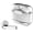 white, variant on CUITING Real Time Language Translator Earbuds  Bluetooth 5.3 Denoise Translator Earphones Support 144 Languages with APP in Transparent Case for Smart Phone  White