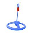 thumbnail image 4 of Almencla Roue d'Obstacle de Balançoire pour Enfants ing pour Cour Arrière Intérieur Extérieur Bleu, 4 of 8