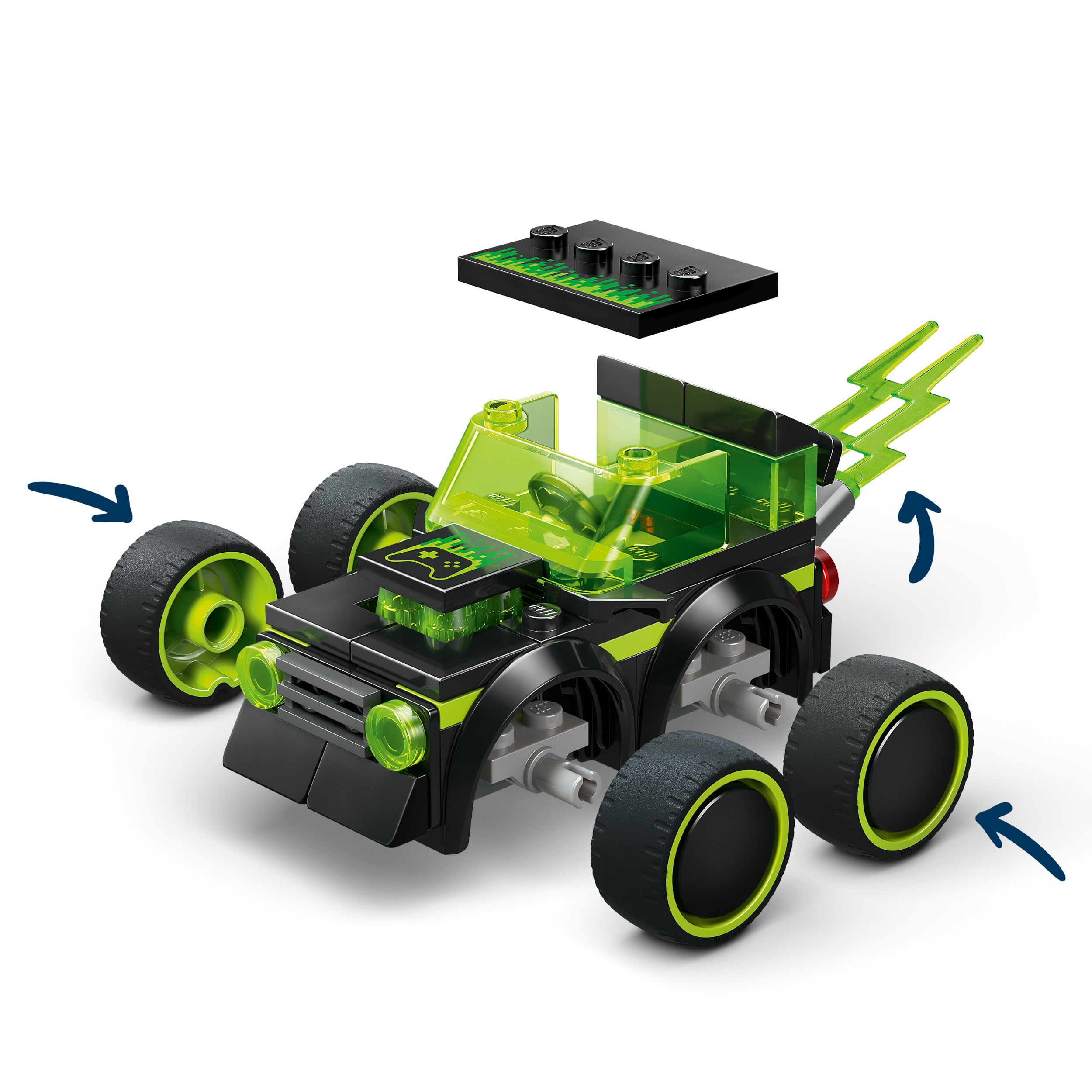 LEGO City Véhicules – La voiture de course de jeux vidéo – Ensemble de modèle de voiture – 60484