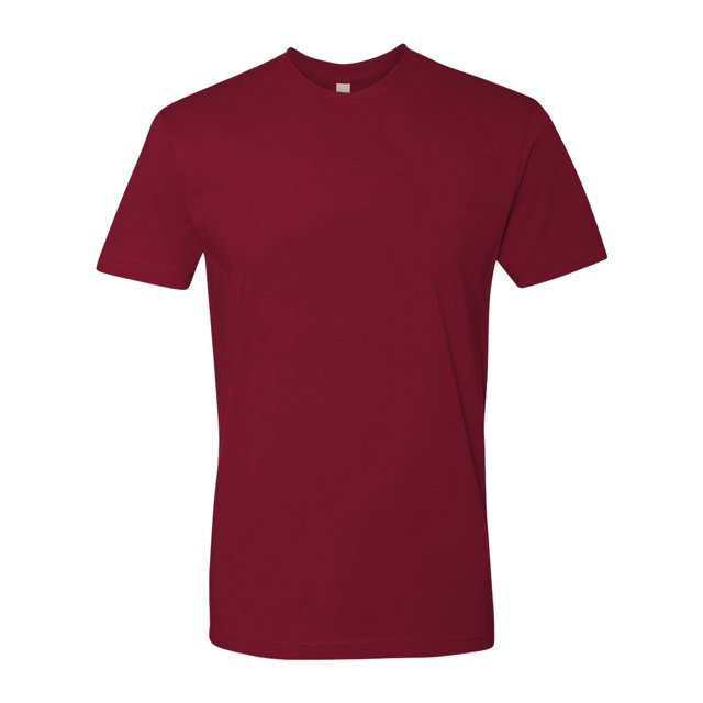 Next Level Cotton Short Sleeve Crew, 2XL, Cardinal