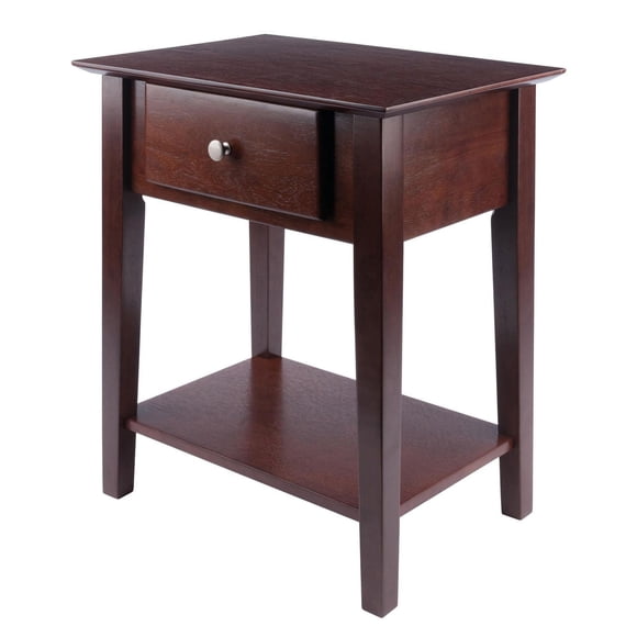 Shaker Night Stand in Walnut Finish