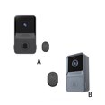 thumbnail image 2 of Wisewang Smart Doorbell Rechargeable Wireless Intelligent Call Door Bell Camera Phone Intercom Bells Home Outdoor Black, 2 of 6