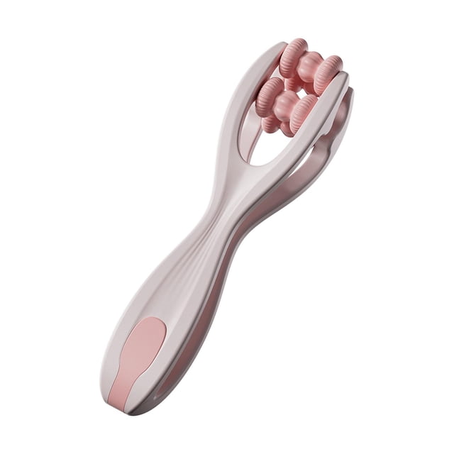 Esquirla Rouleau de Massage pour Doigts, Rouleau pour Articulations de la Main, Rouleaux Doubles Outils de Massage de la Main pour Raideur Utilisateurs de Clavier Hommes Femmes Rose