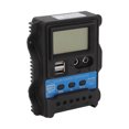 thumbnail image 3 of Contrôleur d'Alimentation Solaire PWM, Fonction de Protection Contrôleur de Charge Solaire Paramètre Réglable Double USB 12V 24V pour RV 10A,20A,30A, 3 of 8