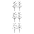 thumbnail image 2 of Langgg 2x Garden With Plant Climbing Trellis Lightweight And Stackable Black black Sharp tail style,2 sets 3Set, 2 of 6