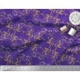 thumbnail image 2 of Soimoi polyester Crepe Fabric Filigree Damask Printed Fabric 1 Yard 42 Inch Wide, 2 of 3