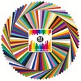 thumbnail image 1 of 82pcs Permanent Vinyl For Cricut, Adhesive Vinyl Sheets, 40 Assorted Colors For Signs, Scrapbooking, Car Decal, Craft Cutters, Deco Sticker 12in*12in, 1 of 4