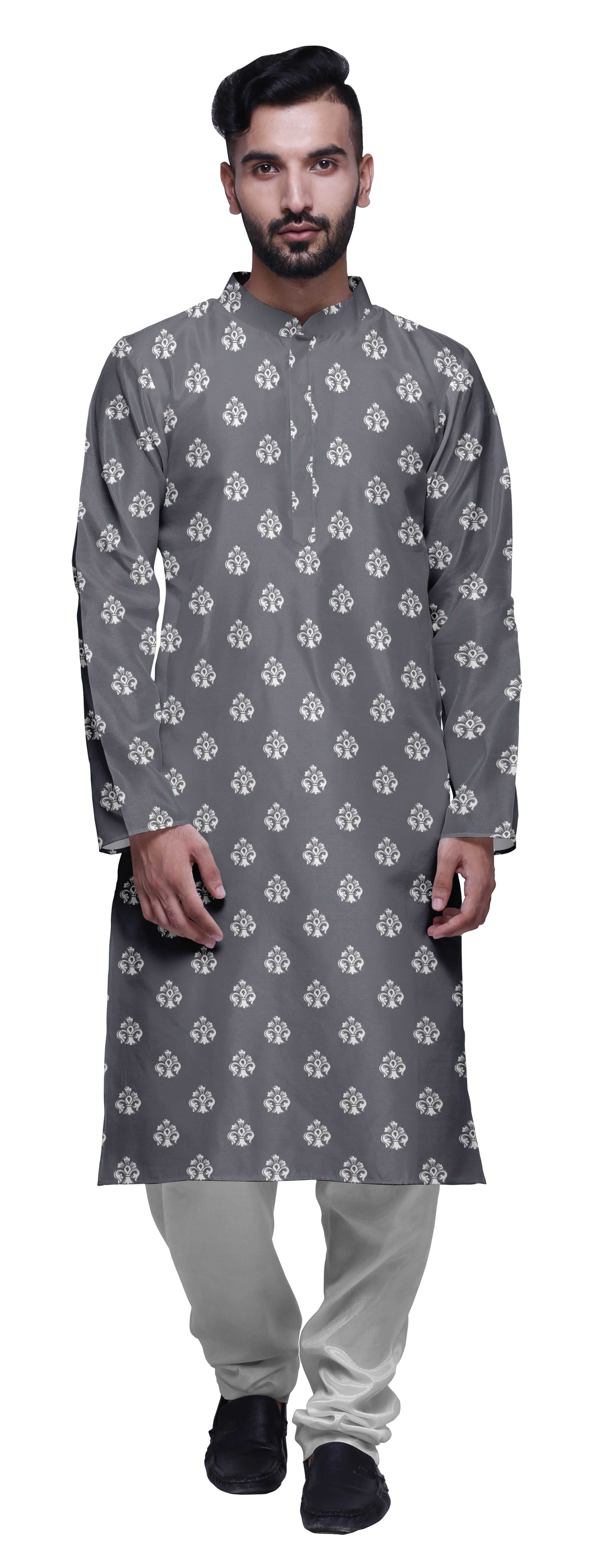Atasi Kurta Imprimé de Designer pour Garçons Ensemble Kurta Pyjama Décontracté Vêtements d'Été