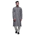 thumbnail image 1 of Atasi Kurta Imprimé de Designer pour Garçons Ensemble Kurta Pyjama Décontracté Vêtements d'Été, 1 of 5