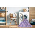 thumbnail image 2 of Ahgly Company Machine Washable Indoor Rectangle Transitional Purple Area Rugs, 4' x 6', 2 of 7
