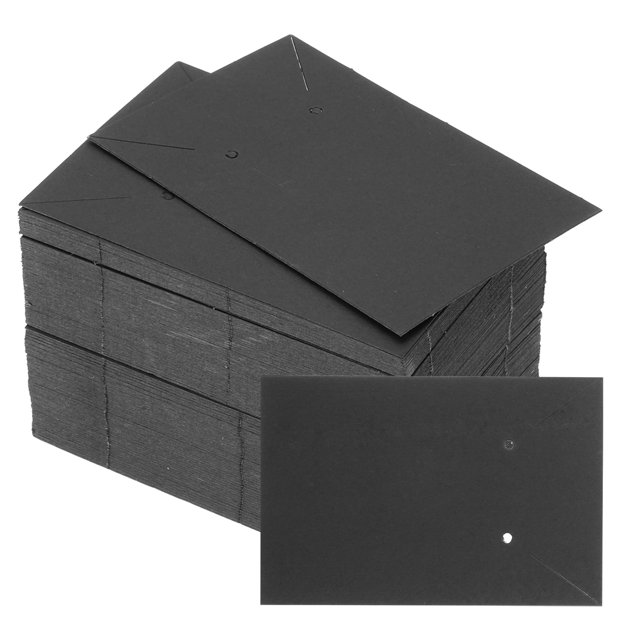 Unique Bargains Blank Paper Business Cards, Black, 200 Cards, 200 Pack