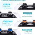 thumbnail image 2 of 18 Pcs Bagues de Précision Bagues d'Assistance à la Visée Contrôle de Mouvement pour PS5/Steam Deck/PS4/Xbox Series X/S/Xbox One/Switch/Switch OLED/Switch Pro Manette, 2 Forces Différentes, 2 of 7