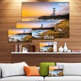 thumbnail image 3 of Phare sur Beau Bord de Mer - Art Mural sur Toile, 3 of 4