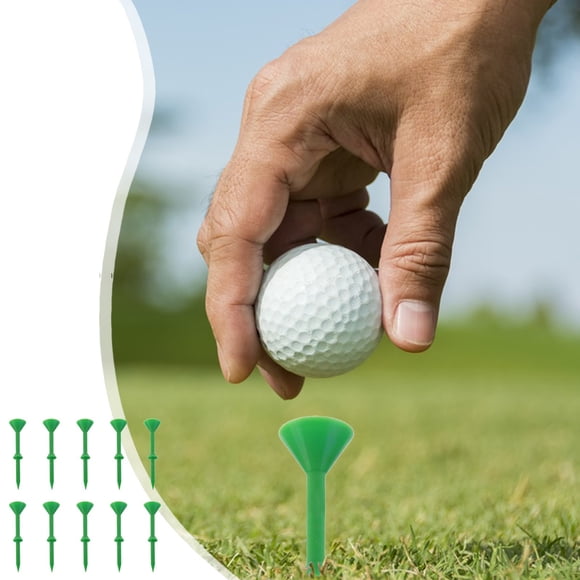 Cameland 10 Pcs Clous de Golf Type Verre Non Limitants Supports en Plastique Accessoires à Faible Résistance Non Limitants