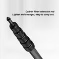 thumbnail image 3 of Tripod Extension Pole,  Selfie Stick Carbon Fiber 6 Section Extendable Bike Motorcycle Accessories  for SLR Camera Stabilizer, 3 of 7