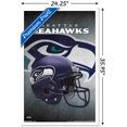 thumbnail image 2 of NFL Seattle Seahawks - Helmet 16 Wall Poster, 14.725" x 22.375" Framed, 2 of 4