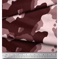 thumbnail image 2 of Soimoi polyester Crepe Fabric Two Tone With White Camouflage Print Fabric by Yard 52 Inch Wide, 2 of 3