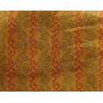 thumbnail image 4 of oneOone Georgette Viscose Fabric Leaves & Floral Block Printed Craft Fabric BTY 42 Inch Wide, 4 of 4