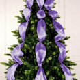 thumbnail image 2 of Christmas Ribbon – 4Cm (20M Total Length) Wide * 20M Long, 2 Inch Wide Satin Ribbon Perfect for Wedding Handmade Bows Craft Fabric Ribbon for Wrapping Bouquets Wedding Decoration（66Ft ）, Ribbon X1, 2 of 9