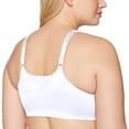 thumbnail image 2 of Playtex Womens 18 Hour Front Close Posture Bra, 36C, White, 2 of 6