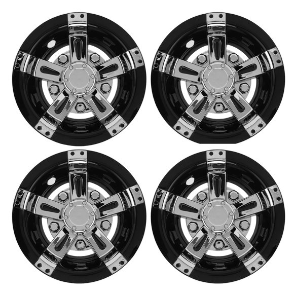 Golf Cart Wheel Hub Cap,4pcs 8in Golf Cart Golf Cart Wheel Hub Cover Wheel Cover Hub Caps Ultra Responsive
