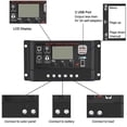 thumbnail image 3 of TopLLC 50A Solar Panel Controller Battery Charge Regulator 12V/24V Auto With USB on Clearance, 3 of 6