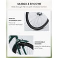 thumbnail image 4 of 26 Inch Folding Adult Tricycle 7 Speed Trike with Removable Basket Green, 4 of 8