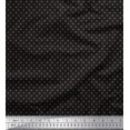 thumbnail image 1 of Soimoi Velvet Fabric Dot & Heart Small Print Fabric by The Yard 58 Inch Wide, 1 of 3