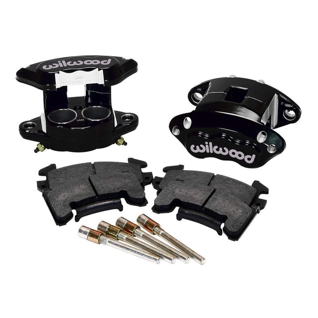 WILWOOD 140-12100-BK D154 Front Caliper Kit - Black 1.62 / 1.62" Piston,0.81" Rotor